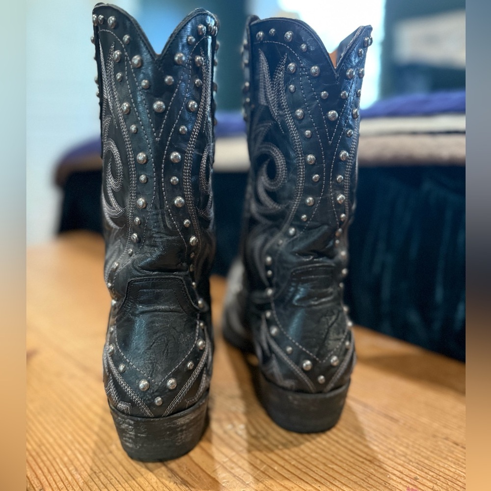 Old Gringo Black Cowboy Boots - Picture 4 of 4